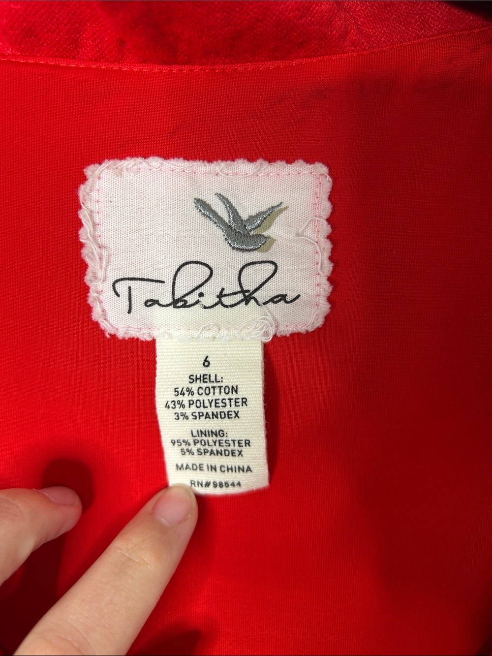 Anthropologie Tabitha Red Ruffle Textured Dress - Picture 3 of 6